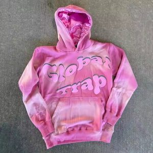 Custom Vintage Tie Dye Washed Sun Faded Pullover Puff Print Hoodie 500 Gsm Heavy Weight 100% Cotton Satin Lined Hoodies