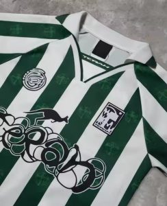 Custom Polo V Neck Striped Jersey T shirt Polyester Printed Sublimation Embroidery Logo Football T Shirts for Men