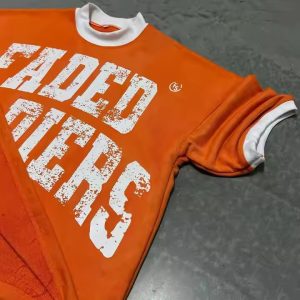 Custom Vintage Ringer T Shirt Jersey Graphic Logo Printing Terry Thick Pima Cotton Boxy T-Shirt Retro Streetwear Jersey