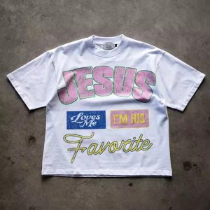 Custom Heavyweight BrandTee Shirt Men Screen Print Cut and Sew T-Shirt High Quality 250 Gsm Raw Hem Boxy Cropped T Shirts