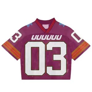 Custom Sports Streetwear Vintage Oversize Man Soccer Football T Shirt Boxy Mesh Cropped Retro Jerseys for Men