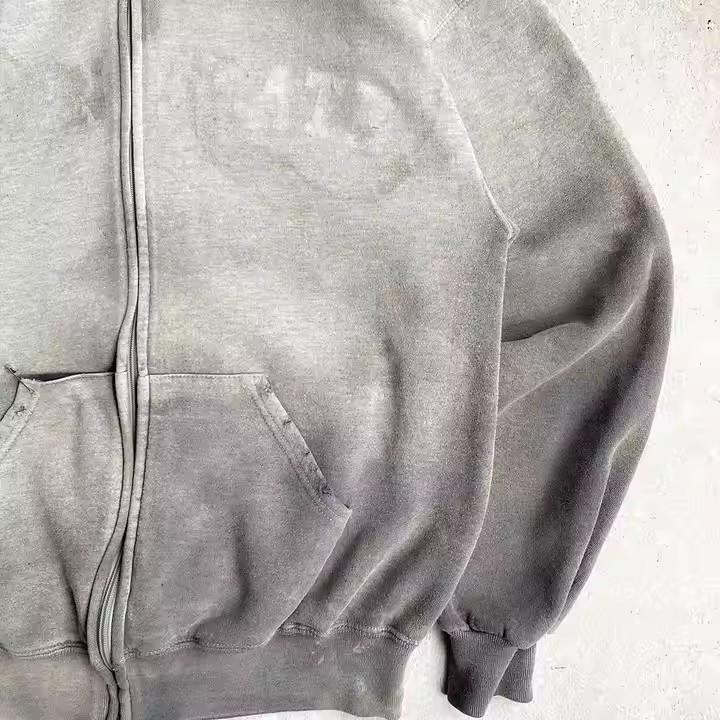 Washed Hoodie Tie Dye 3d Print Acid Wash Hoodie Heavyweight Cotton French Terry Oversized Men's Hoodies