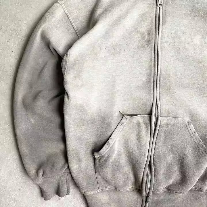 Washed Hoodie Tie Dye 3d Print Acid Wash Hoodie Heavyweight Cotton French Terry Oversized Men's Hoodies