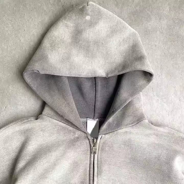 Washed Hoodie Tie Dye 3d Print Acid Wash Hoodie Heavyweight Cotton French Terry Oversized Men's Hoodies