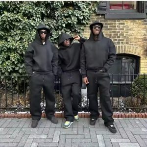 High Quality Custom Oversized Pullover Cropped Hoodie Men Hooded Sweatshirt Heavyweight 500gsm Hoodie Manufacturers Men