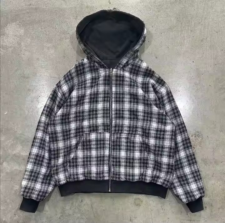 Reversible Double Layer Zipper hoodie
