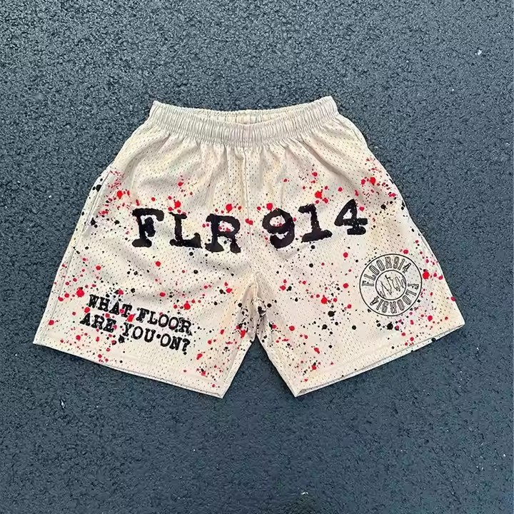 OEM High Quality New Breathable Mesh Cotton Custom Sports Street Men's Shorts