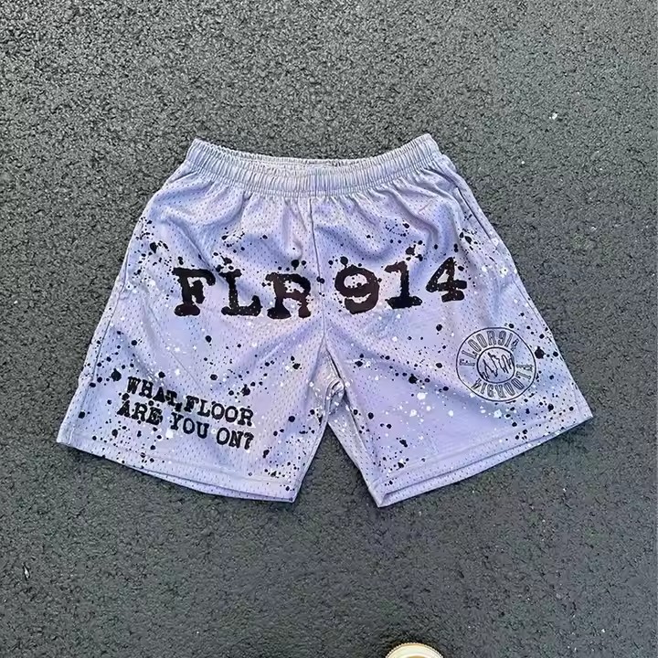 OEM High Quality New Breathable Mesh Cotton Custom Sports Street Men's Shorts