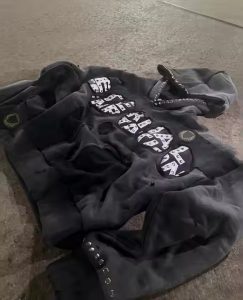 Custom 100% Cotton French Terry Patch Embroidery Rhinestone Acid Wash Rhinestone Distressed Boxy Cropped Pullover Hoodie Men