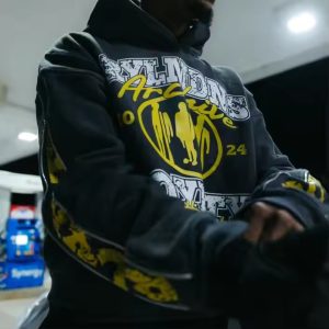 Custom Zipper Sleeve DTG Printing French Terry 100% Cotton Vintage Acid Washed Pullover Men's Hoodie