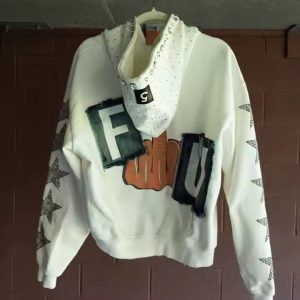 Custom Heavyweight Acid Wash Oversize Hoodie Sunfad Oversized Men Hoodie Rhinestone Reserve Seam Boxy Worn Effect Hoodie for Men