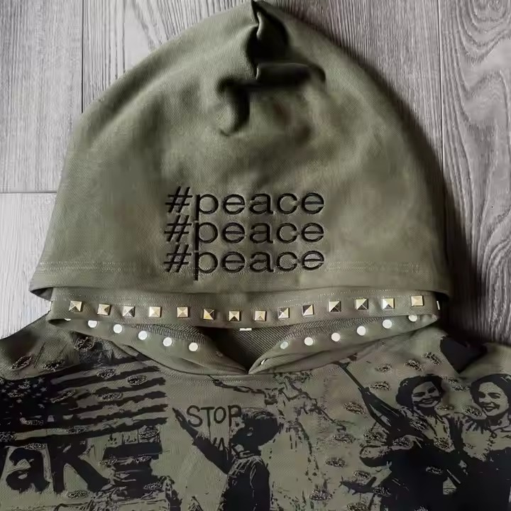 Custom Heavyweight Acid Wash Oversize Hoodie Men Vintage Oversized Hoodie Retro Luxury DTG Print Boxy Fit Mask Hoodie for Men