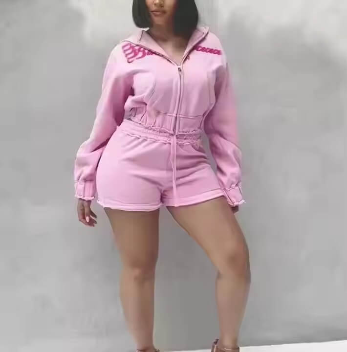 Custom Puff Print Logo Jogging Women'S 2 Piece Short Sets Y2k Summer Sweatsuit Manufacturer Cotton Two Tracksuits for Women