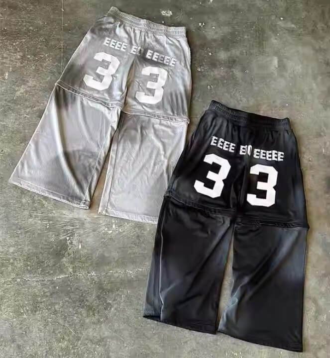 Custom Mesh Two Piece Jogging Streetwear Sweatsuit Wholesale Acid Wash Dirty Faded Casual Flared Sweatpants and Hoodie Sets Men